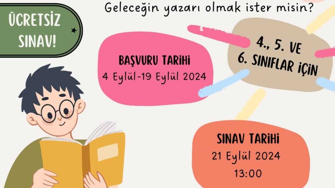 Çocuklar İçin YARATICI YAZARLIK AKADEMİSİ Sınavı